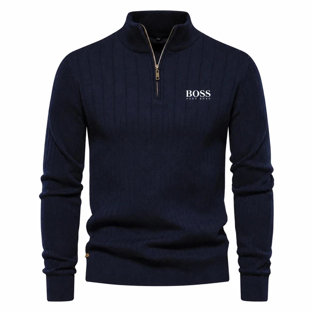 Men's ™ PREMIUM RIBBED QUARTER-ZIP SWEATER