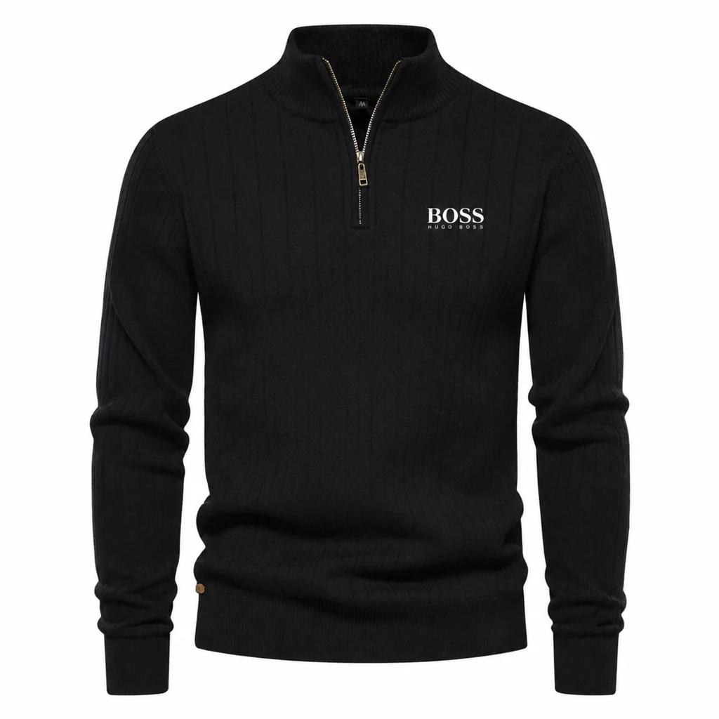 Men's ™ PREMIUM RIBBED QUARTER-ZIP SWEATER