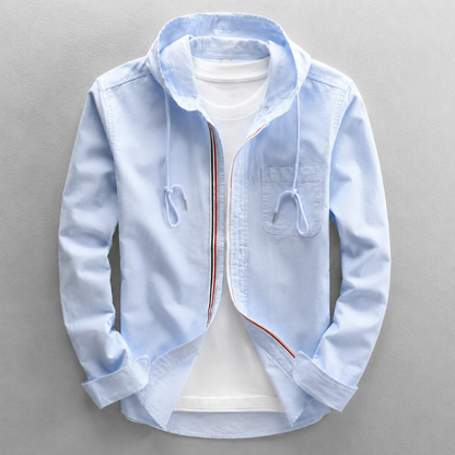 Carter Oxford Hooded Shirt