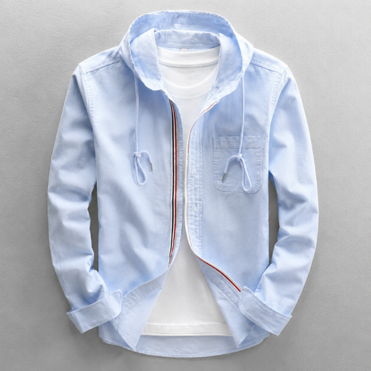 Carter Oxford Hooded Shirt
