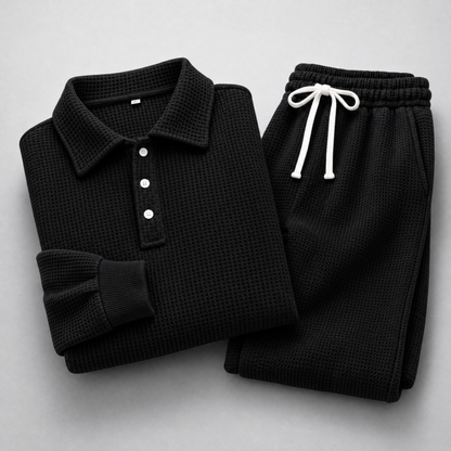 Porter Waffle-Knit Set