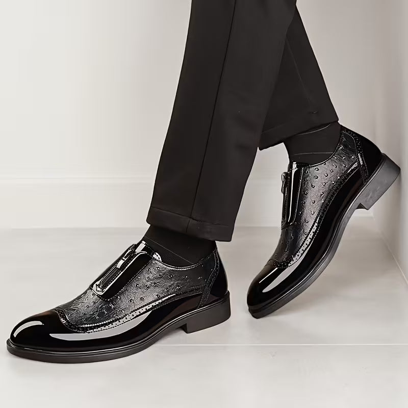 Oxford Ostrich Leather Shoes