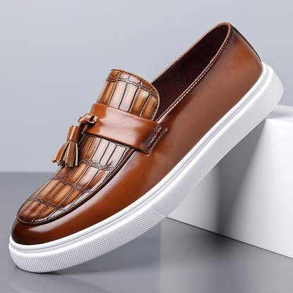 Lombardi Leather Tassel Loafers