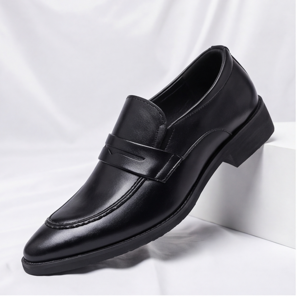 Amalfi Leather Penny Loafers