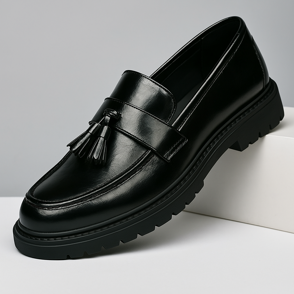 Mocasines de piel con borlas Belmont
