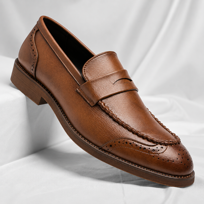 Santino Leather Penny Loafers