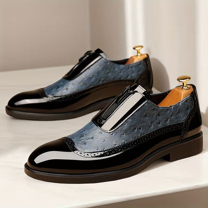Oxford Ostrich Leather Shoes