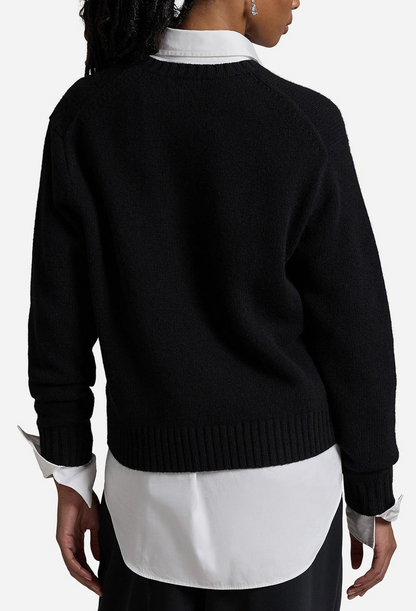 RL Sweater  | Black Polo Bear