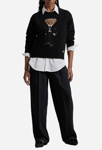 RL Sweater  | Black Polo Bear