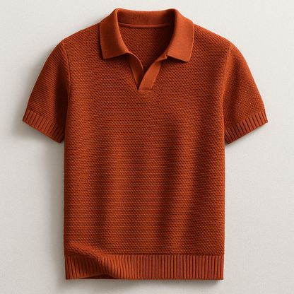 Lusso Knitted Polo Shirt