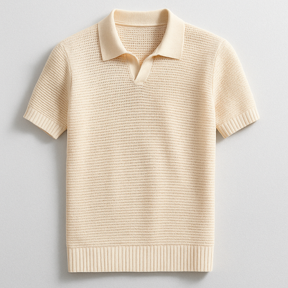 Lusso Knitted Polo Shirt