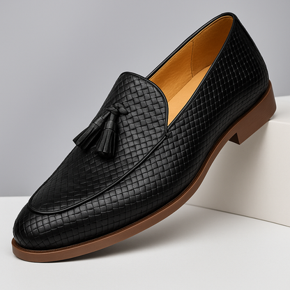 Lombardi Woven Tassel Loafers