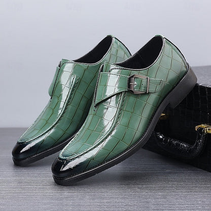 Victorino Leather Monk Strap Loafers