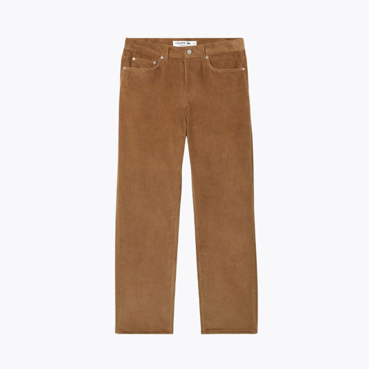 Pantalones de terciopelo de corte recto y 5 bolsillos LC