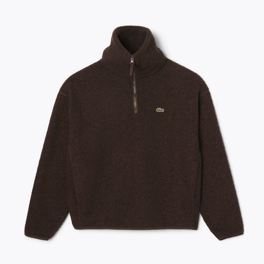 Sudadera de forro polar con cuello alto y cremallera de LC