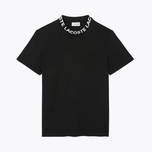 Camiseta de piqué con logo Jacquard LC