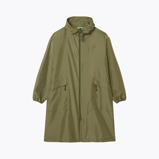 Parka larga plegable LC repelente al agua