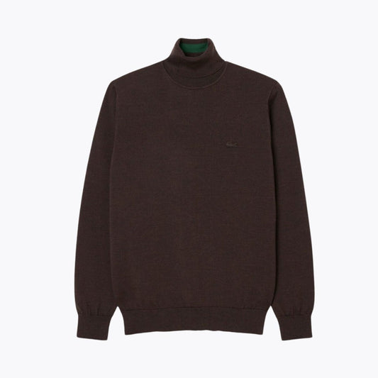 Jersey de cuello vuelto de lana merina LC