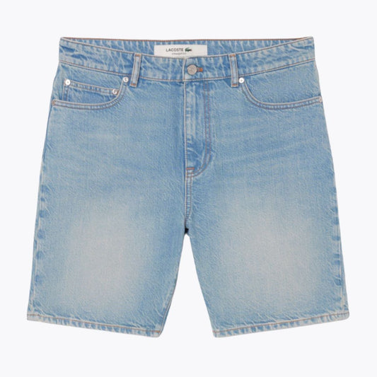 Bermudas de mezclilla de corte recto LC
