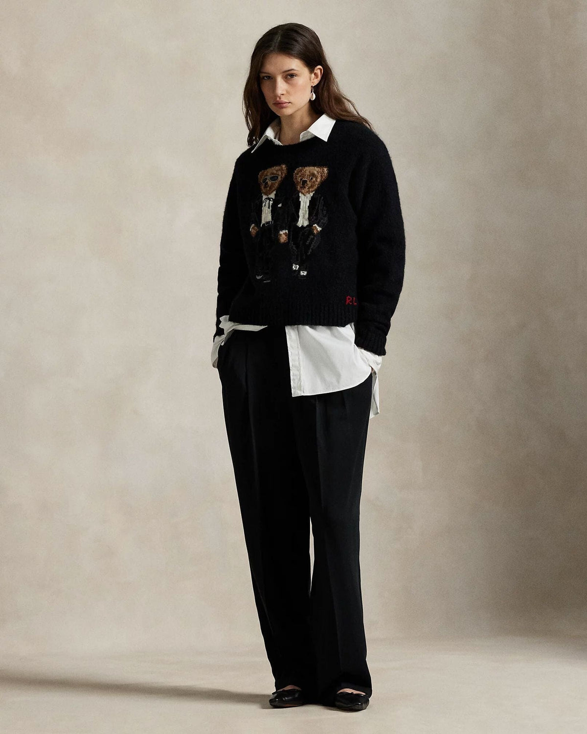 RL The Ralph & Ricky Tuxedo Bear Sweater