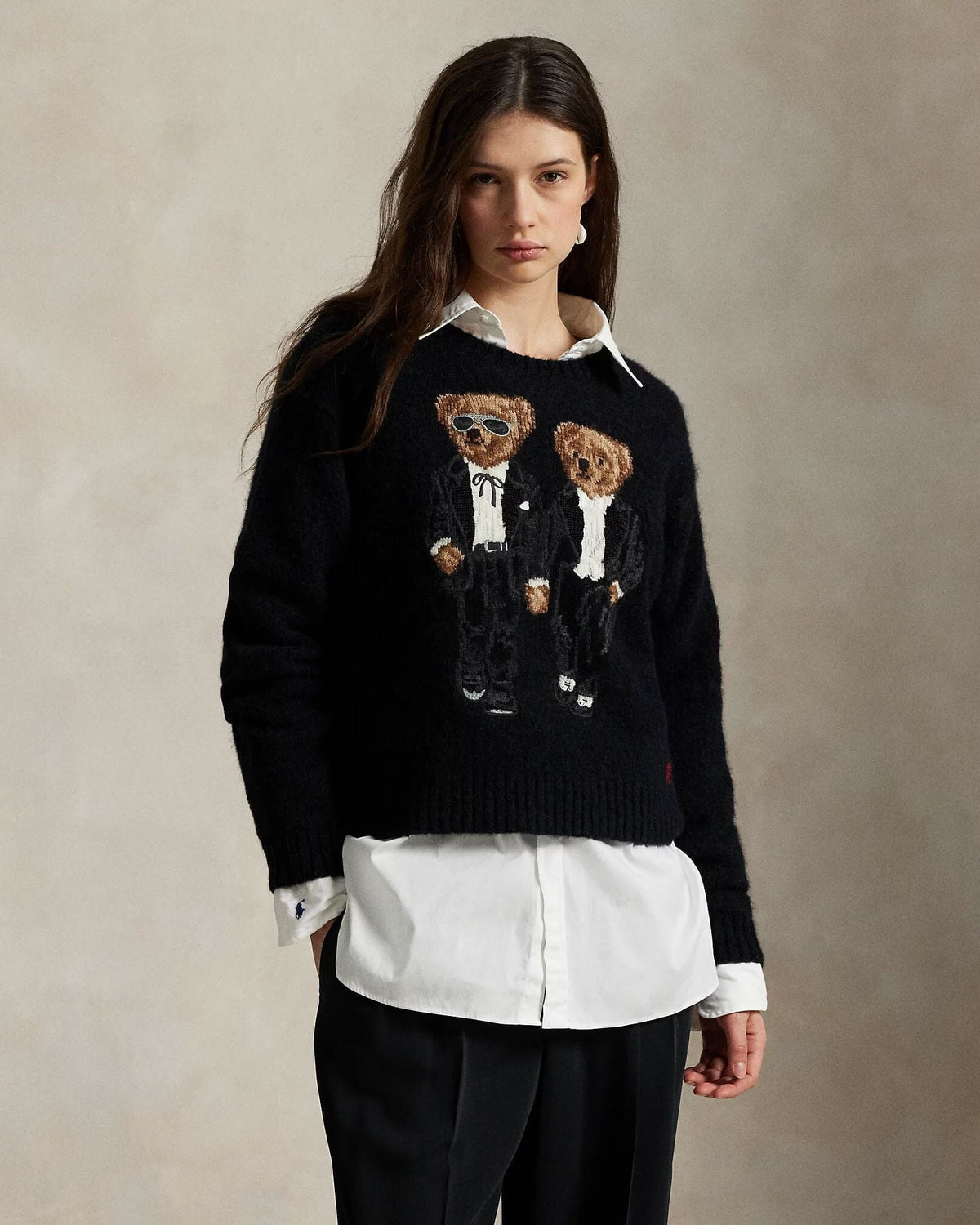 RL The Ralph & Ricky Tuxedo Bear Sweater