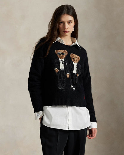 RL The Ralph & Ricky Tuxedo Bear Sweater