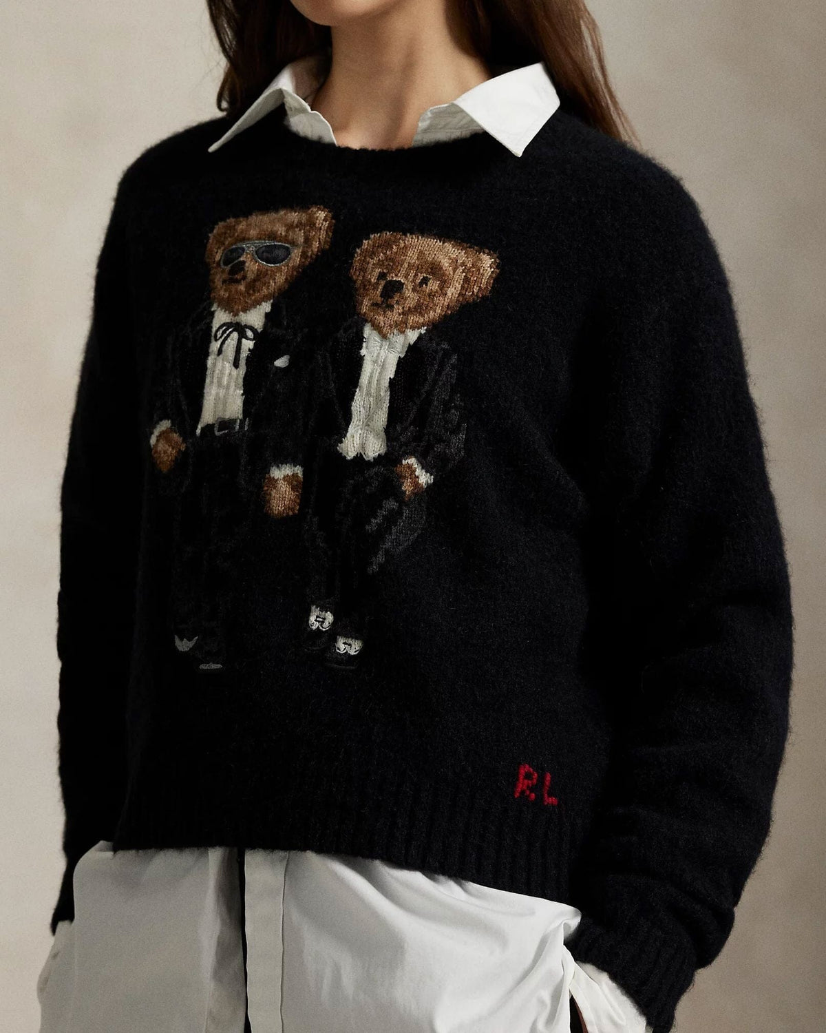 RL The Ralph & Ricky Tuxedo Bear Sweater