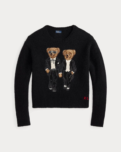 RL The Ralph & Ricky Tuxedo Bear Sweater
