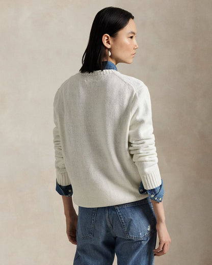 RL Polo Bear Cotton-Linen Sweater