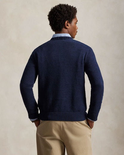 RL Polo Bear Cotton-Linen Sweater