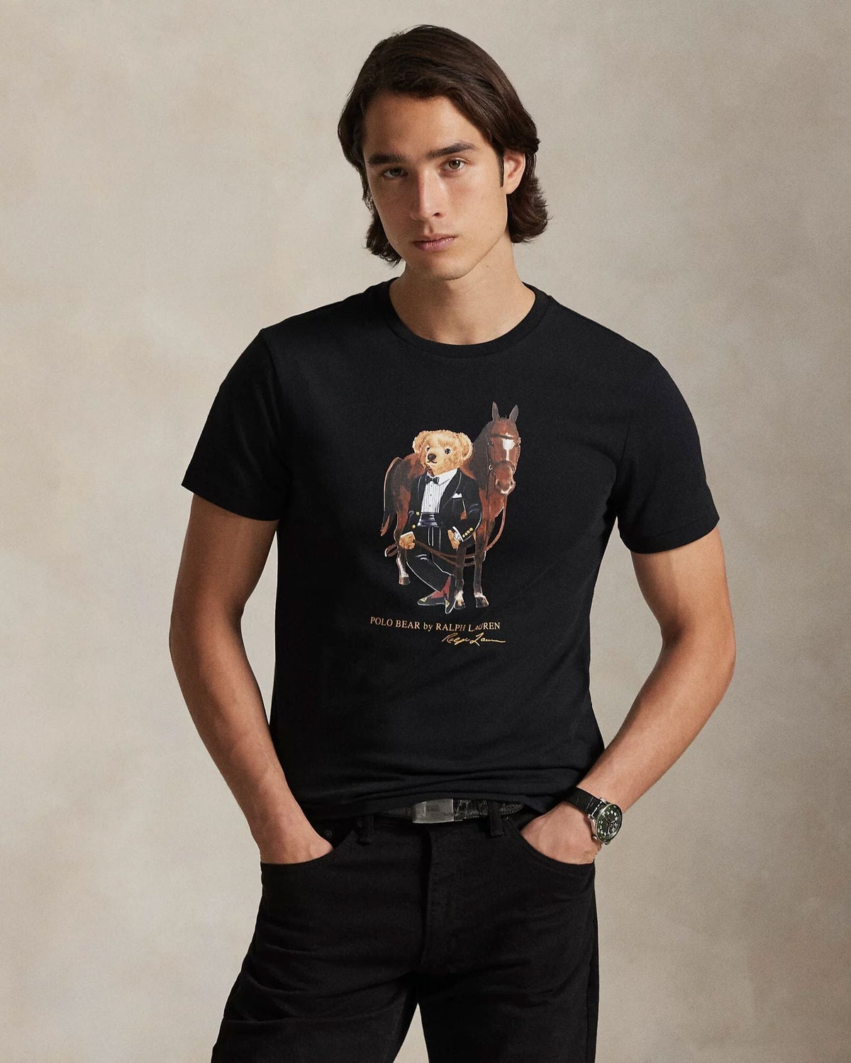 RL Polo Bear Cotton T-Shirt