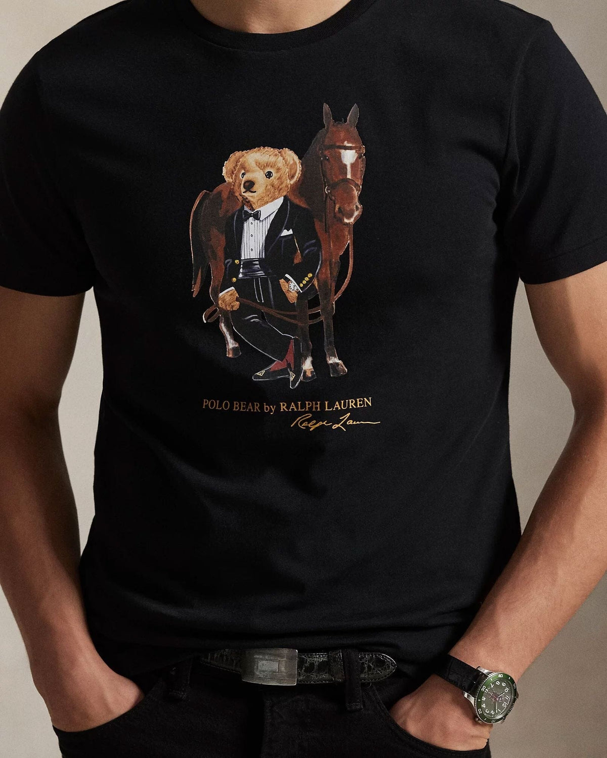 RL Polo Bear Cotton T-Shirt