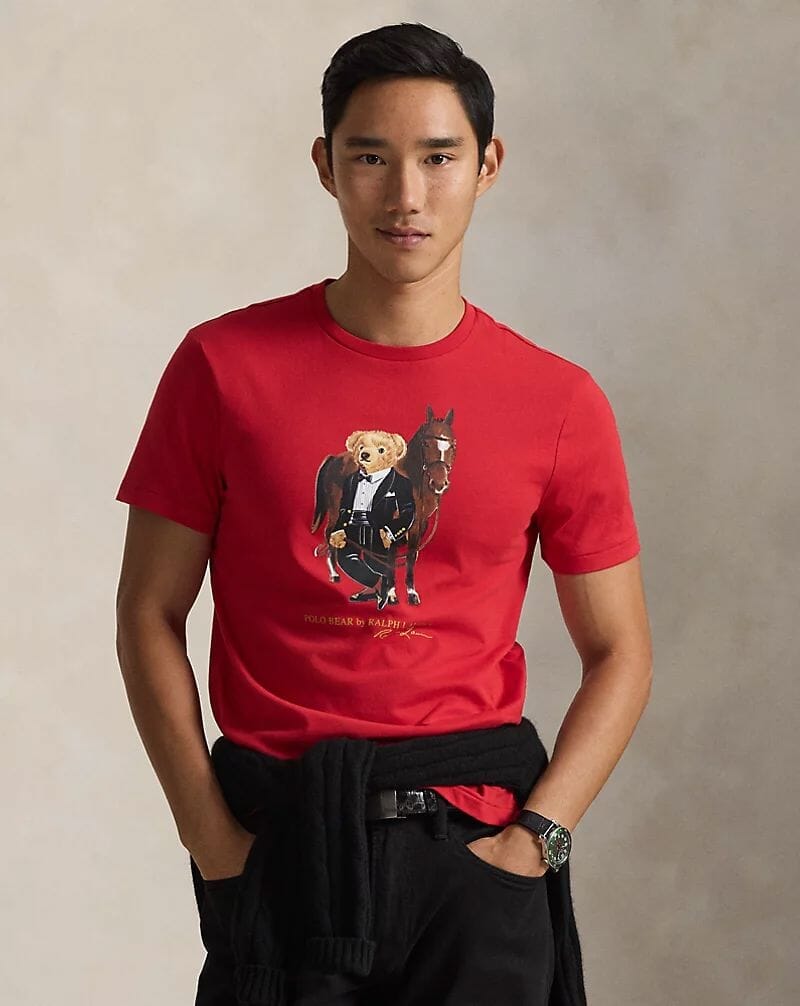 RL Polo Bear Cotton T-Shirt