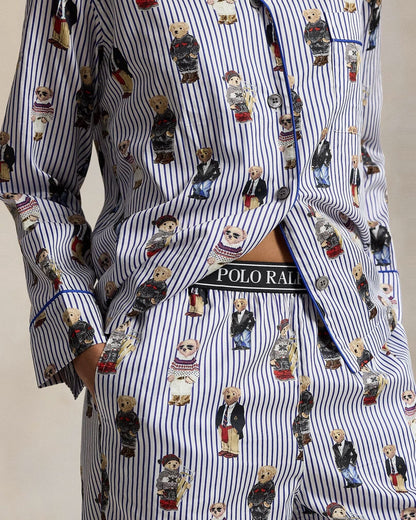 RL Polo Bear Cotton Satin Pajama Set