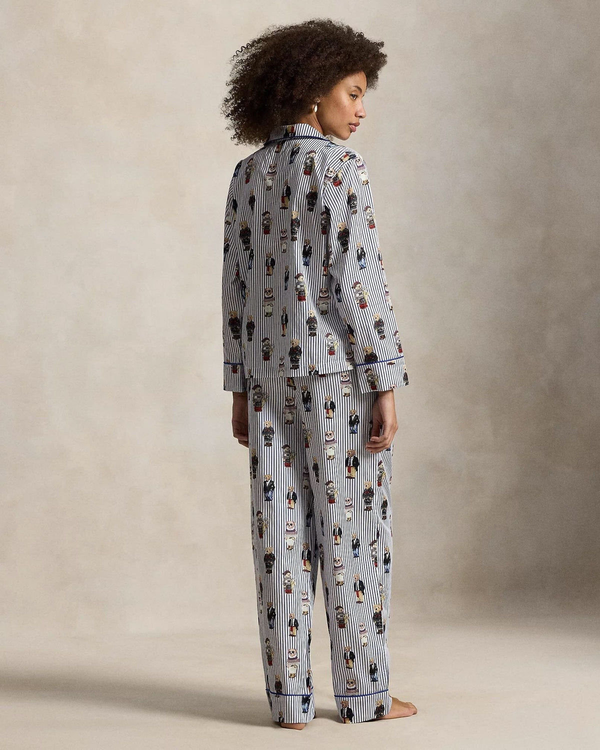 RL Polo Bear Cotton Satin Pajama Set