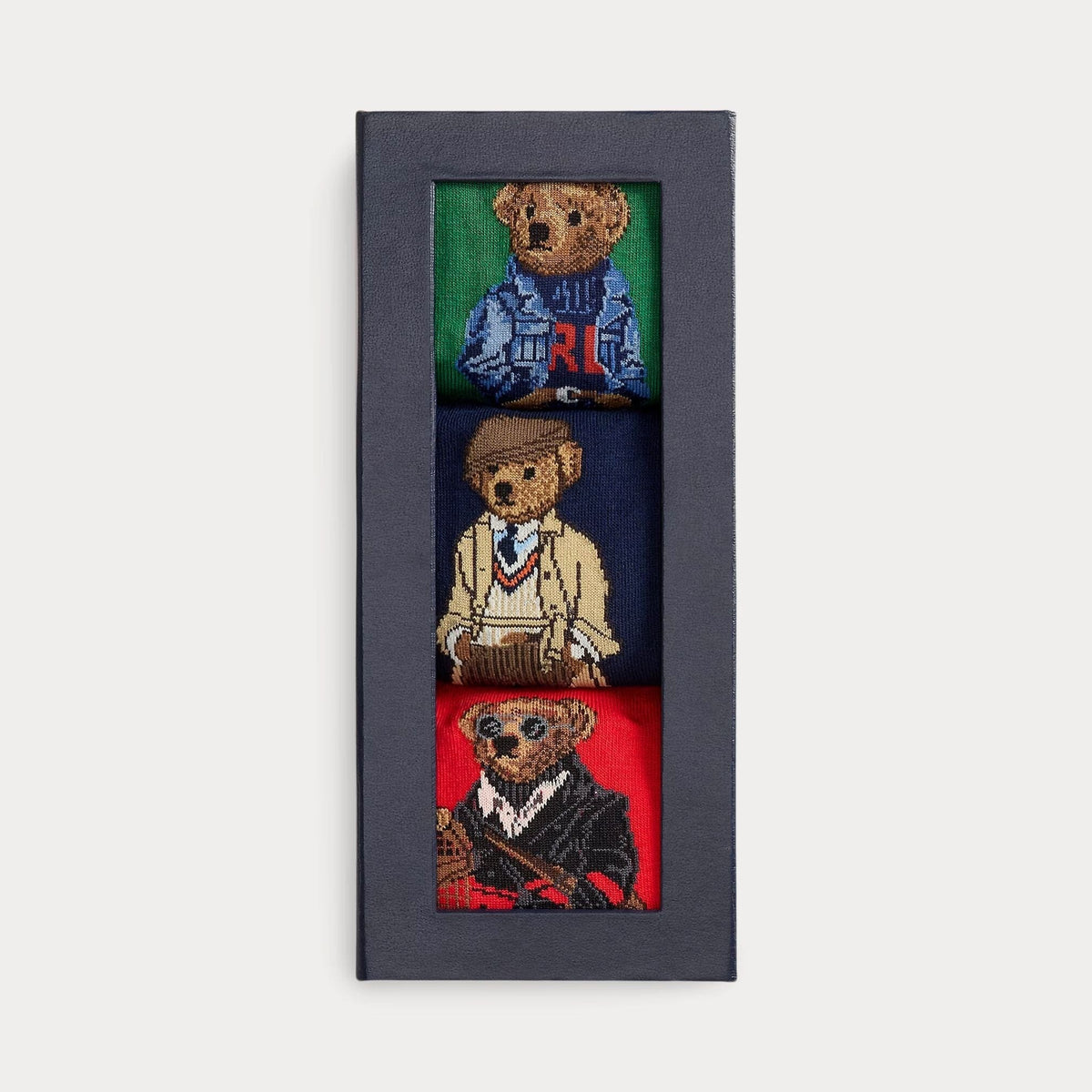 RL Polo Bear Crew Socks 3-Gift Set