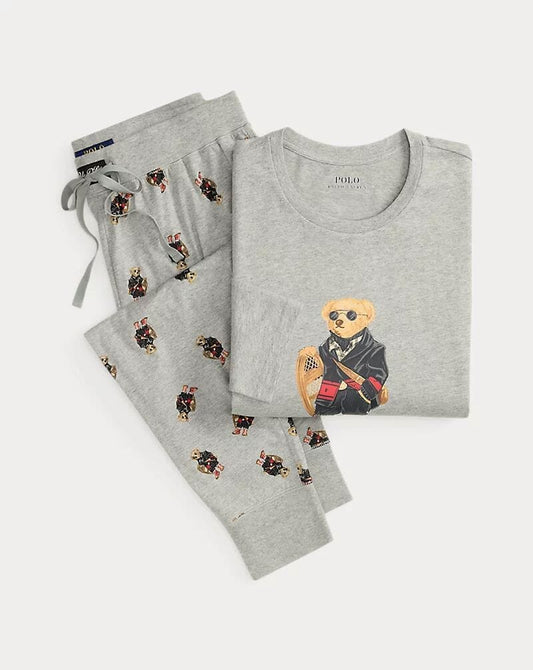 Conjunto de pijama de jersey con el Polo Bear de RL