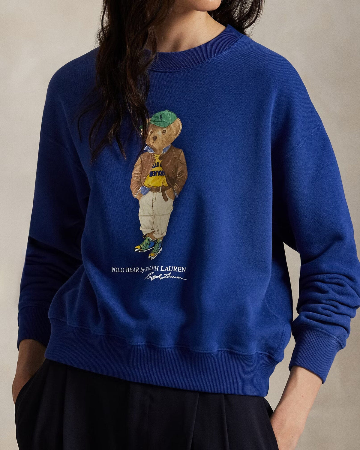 RL Polo Bear Lightweight Fleece Crewneck
