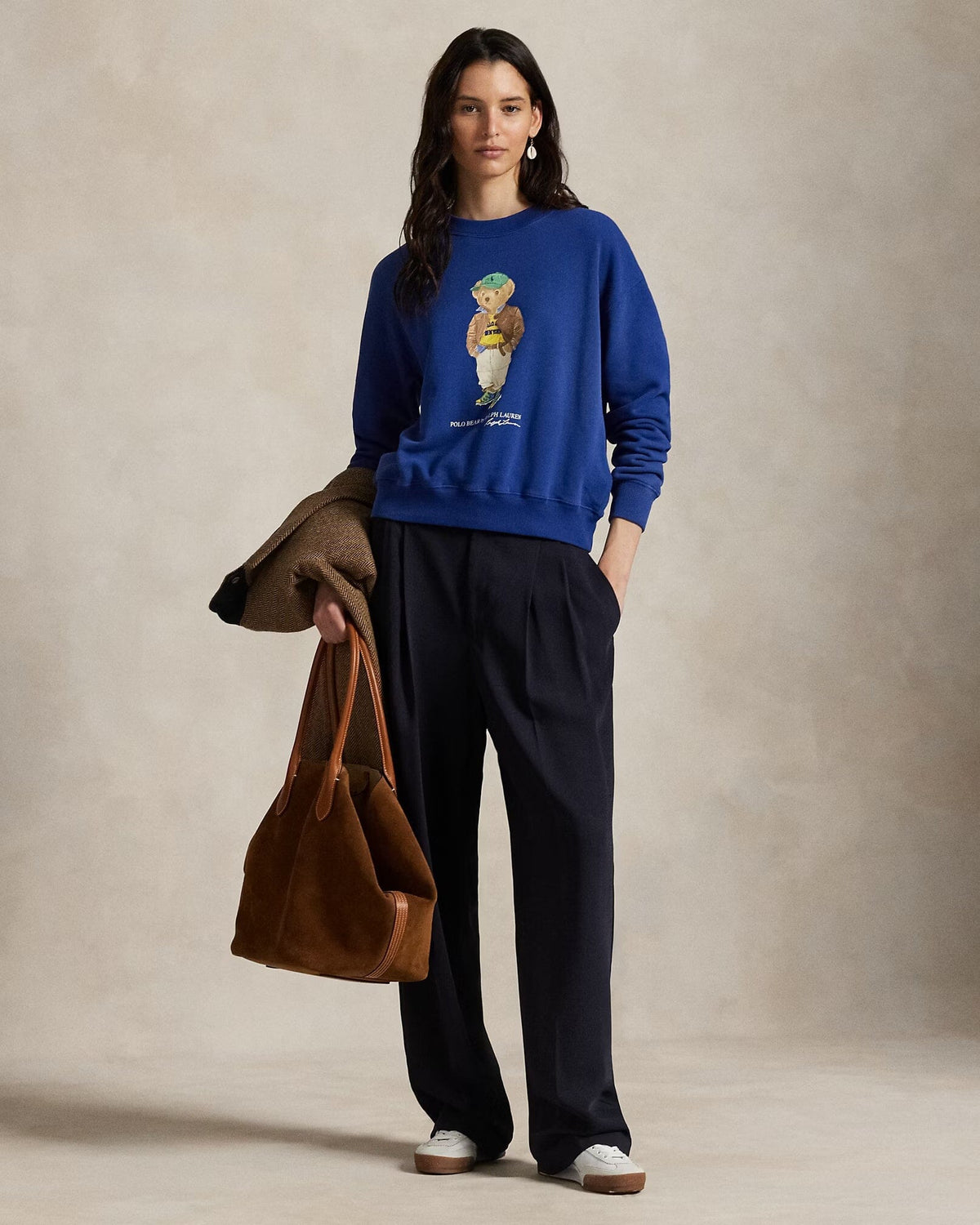 RL Polo Bear Lightweight Fleece Crewneck