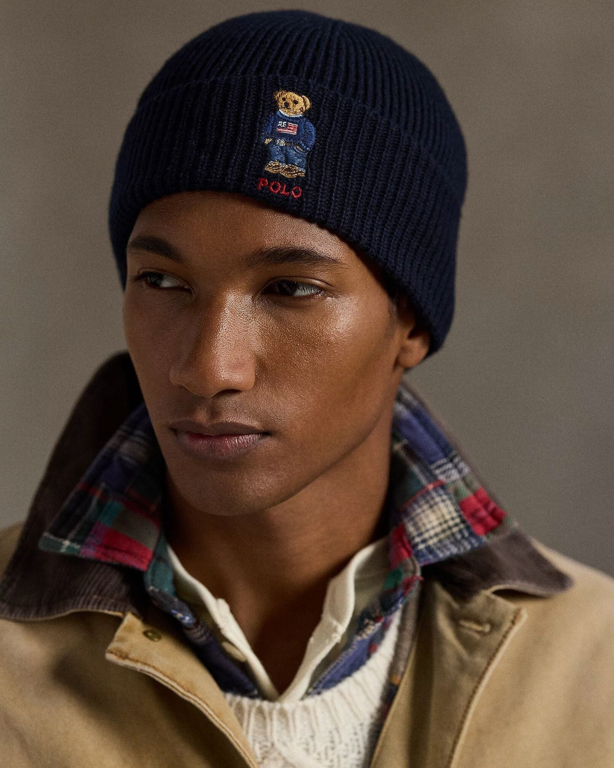 RL Polo Bear Rib-Knit Beanie