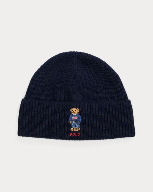 Gorro de punto acanalado RL Polo Bear