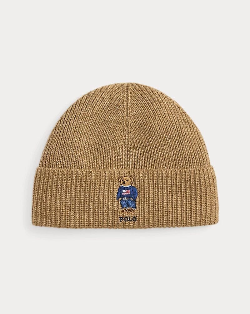 RL Polo Bear Rib-Knit Beanie
