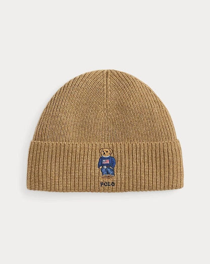 RL Polo Bear Rib-Knit Beanie