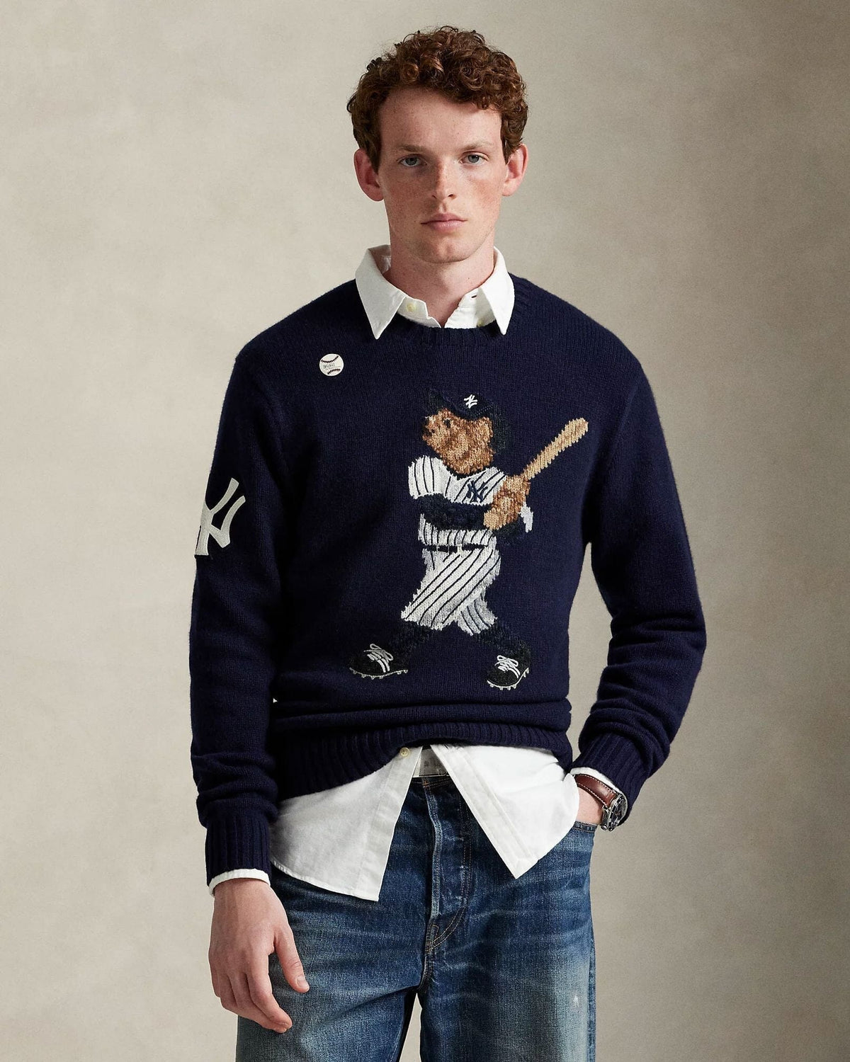 RL Polo Bear Yankees Sweater