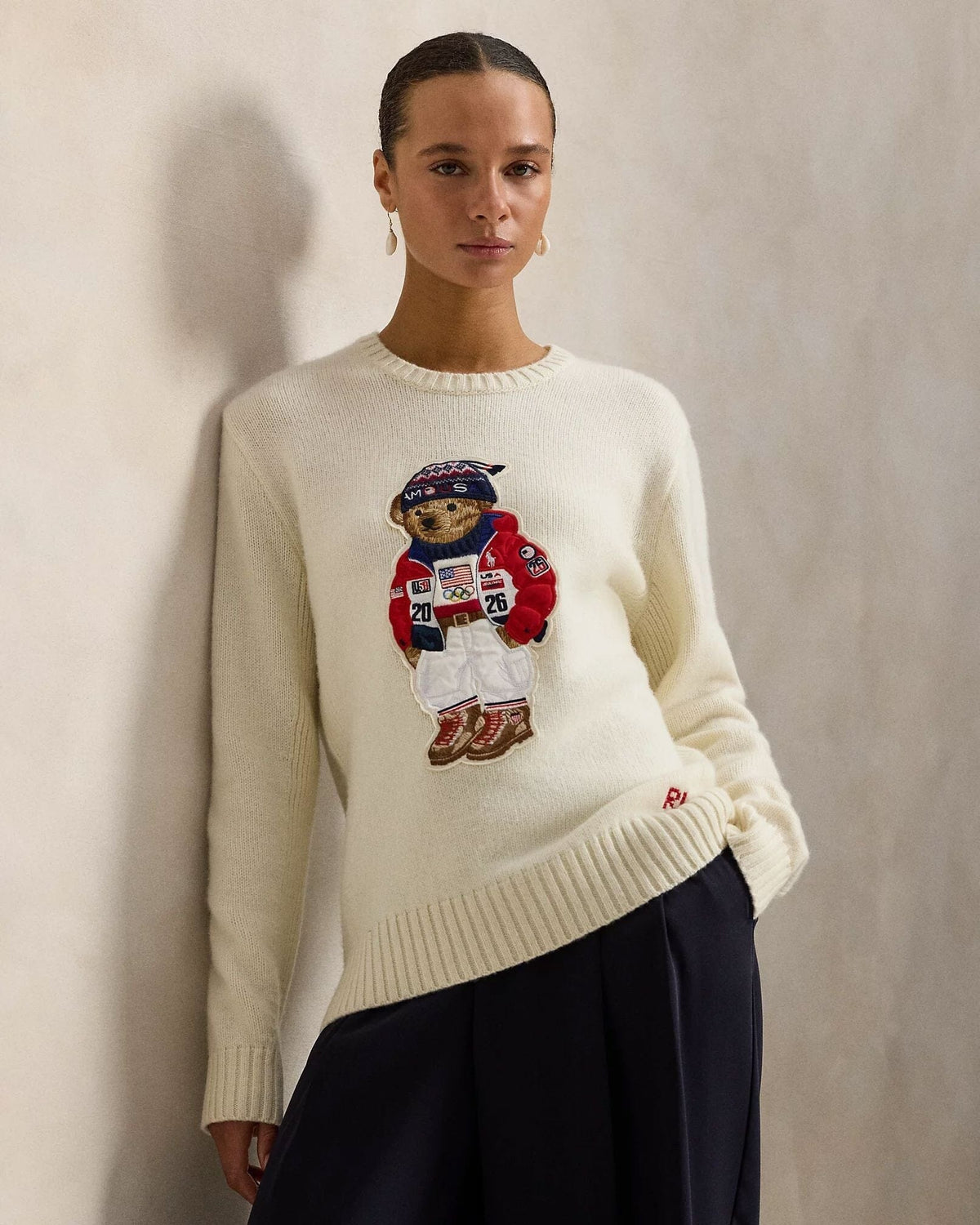RL Team USA Polo Bear Sweater