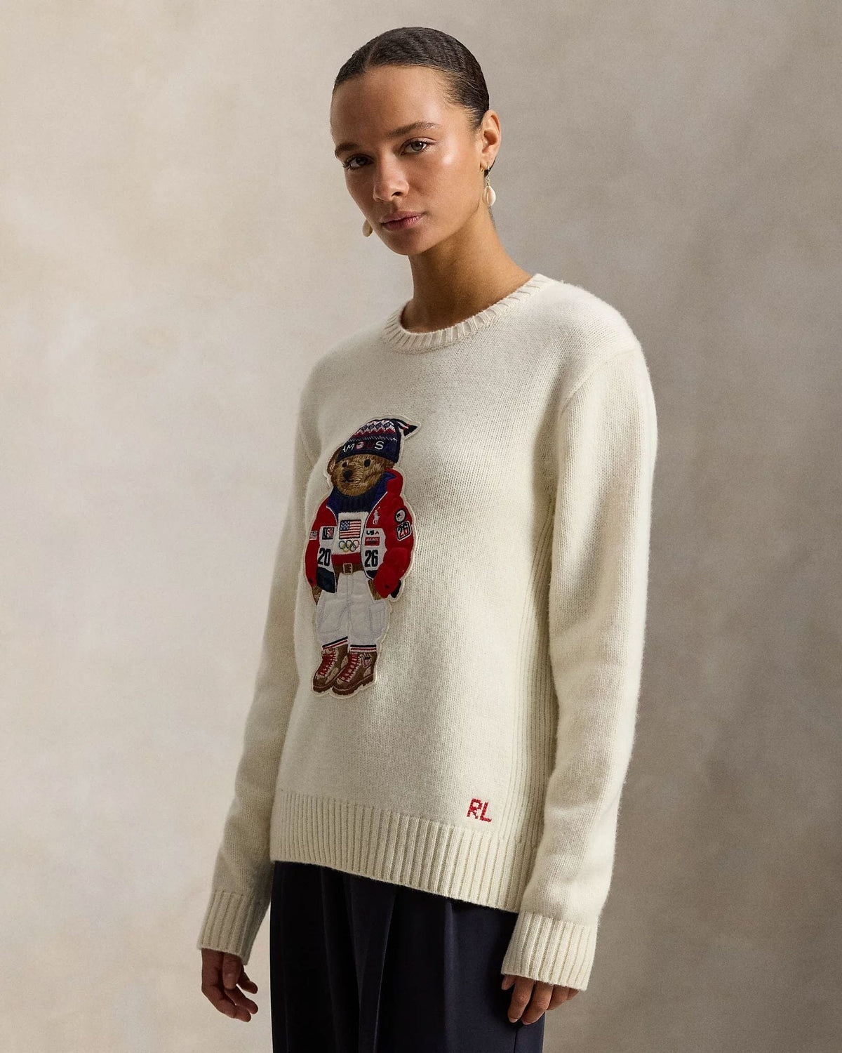 RL Team USA Polo Bear Sweater