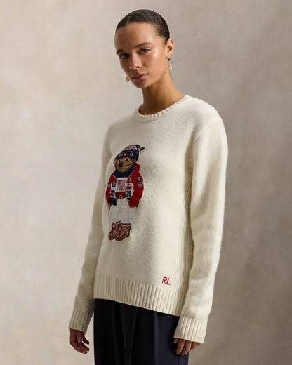 RL Team USA Polo Bear Sweater