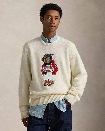RL Team USA Polo Bear Sweater