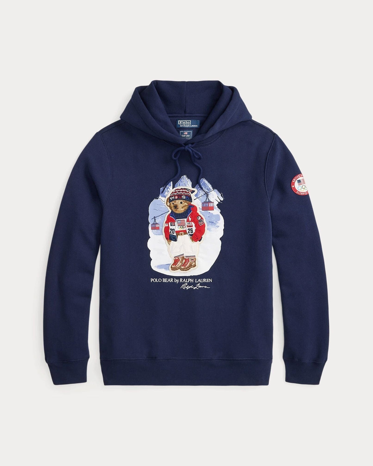 RL Team USA Polo Bear Hoodie