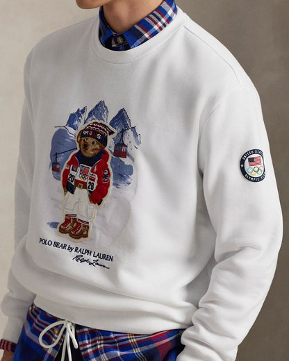 RL Team USA Polo Bear Sweatshirt